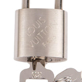 Louis Vuitton Classic Brushed Silver Lock Schloss Padlock (315)