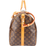 Louis Vuitton Monogram Canvas Keepall 55 Bandoulière Travel Bag