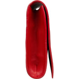 Saint Laurent Grain de Poudre Leather Cassandre Clutch