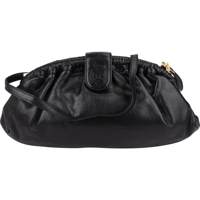 Celine Leather Vintage Flap Crossbody Bag