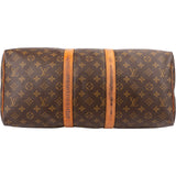 Louis Vuitton Monogram Canvas Keepall 45 Travel Bag