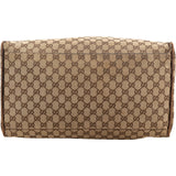 Gucci Monogram GG Canvas Web Boston Handbag