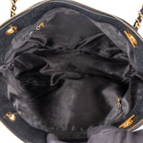 Chanel Caviar Leather CC Maxi Shopping Tote Shoulder Bag