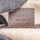 Gucci Monogram GG Canvas Web Detail Tote Shoulder Bag