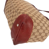 Gucci Monogram GG Web Dressage Tote Handbag