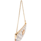 Louis Vuitton Monogram Damier Azur Canvas Pochette Milla Shoulder Bag
