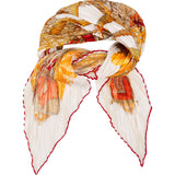 Hermès Ombres et Lumieres Plissé Tuch Scarf