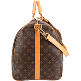 Louis Vuitton Monogram Canvas Keepall 55 Bandoulière Travel Bag
