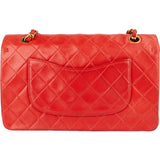 Chanel Quilted Lambskin 24K Gold Medium Double Flap Crossbody Bag