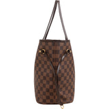 Louis Vuitton Monogram Damier Ebene Canvas Neverfull MM Shoulder Bag