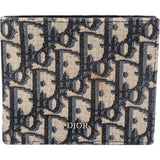 Christian Dior Oblique Trotter Monogram Jacquard Bifold Card Holder Wallet