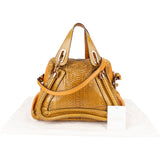 Chloé Python Leather Paraty Shoulder Bag