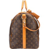 Louis Vuitton Monogram Canvas Keepall 55 Bandoulière Travel Bag
