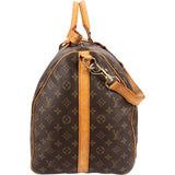 Louis Vuitton Monogram Canvas Keepall 60 Bandoulière Travel Bag