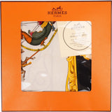 Hermès Plumes et Grelots Silk Carre 90 Scarf Tuch
