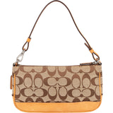 Coach Signature Monogram Pochette Handbag