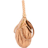 Miu Miu Matelassé Leather City Hobo Shoulder Bag