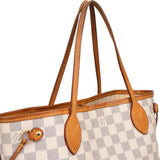 Louis Vuitton Monogram Damier Azur Neverfull PM Shoulder Bag