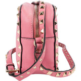 Valentino Garavani Leather Rockstud Camera Crossbody Bag