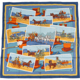 Hermès Auteuil en Mai Silk Carre 90 Scarf Tuch