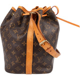 Louis Vuitton Monogram Canvas Sac Noé Petit Shoulder Bag
