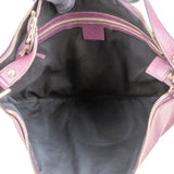 Gucci Grained Leather Interlocking G Britt Hobo Shoulder Bag