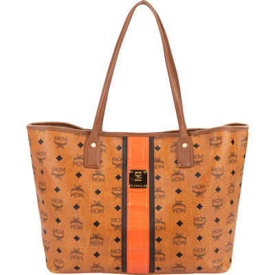 MCM Monogram Visetos Liz Shopper Shoulder Bag