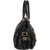 Miu Miu Vitello Lux Small Padlock Handbag