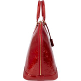 Louis Vuitton Monogram Red Vernis Leather Alma GM Handbag