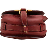 Chloé Grained Calfskin Small Marcie Saddle Crossbody Bag