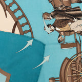 Hermès Carrossier Silk 90 Tuch Scarf