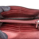 Gucci Patent Leather Guccissima Lovely Heart Continental Wallet