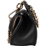 Chloé Black Leather Georgia Shoulder Crossbody Bag