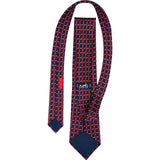 Hermès Geometric Scarf Pattern Silk Tie Krawatte