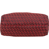 Fendi FF Monogram Zucca Roll Tote Shoulder Bag