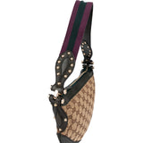 Gucci Monogram GG Canvas Studded Pelham Shoulder Bag