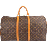 Louis Vuitton Monogram Canvas Keepall 55 Travel Bag