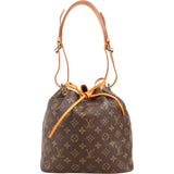 Louis Vuitton Monogram Canvas Sac Noé Petit Shoulder Bag