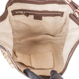 Gucci Monogram GG Canvas Indy Hobo Shoulder Bag