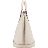 Louis Vuitton White Epi Leather Alma PM Handbag