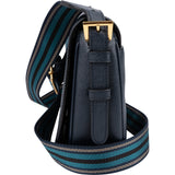 Prada Blue Saffiano Leather Shoulder Crossbody Bag