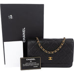 [🔄️B23 / F09] Chanel Quilted Lambskin on Chain Wallet - vintageandkickz