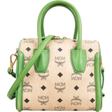 MCM Monogram Visetos Delmy Boston Mini Handbag