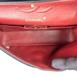 Chanel Quilted Lambskin 24K Gold Small Double Flap Shoulder Bag
