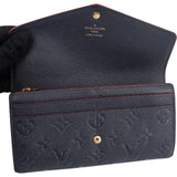 Louis Vuitton Monogram Empreinte Leather Sarah Wallet