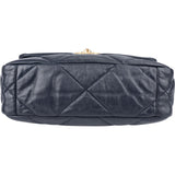 Chanel 19 Quilted Navy Lambskin Single Flap Crossbody Bag