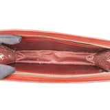 Cartier Bordeaux Leather Must de Cartier Zipped Clutch