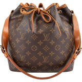 Louis Vuitton Monogram Canvas Sac Noé Petit Shoulder Bag