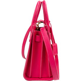 Saint Laurent Pink Leather Sac De Jour Handbag