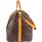 Louis Vuitton Monogram Canvas Keepall 55 Bandoulière Travel Bag
